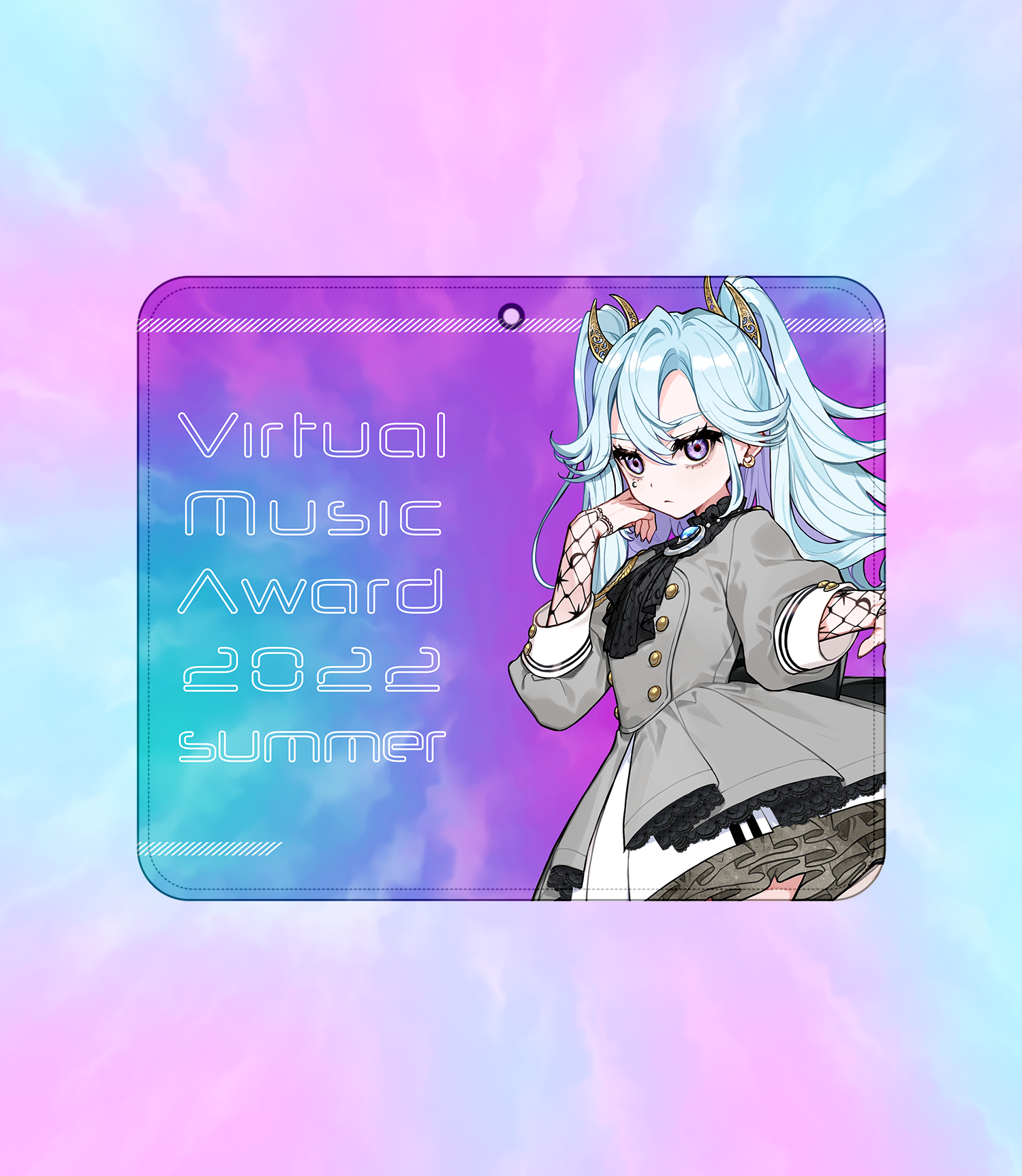 暁おぼろ：手帳型スマホケースPink×Blue】VMA2022summer 限定 – V-DeMAND